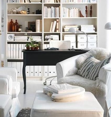 BILLY Bookcase, white, 783_4x11x931_4 - IKEA